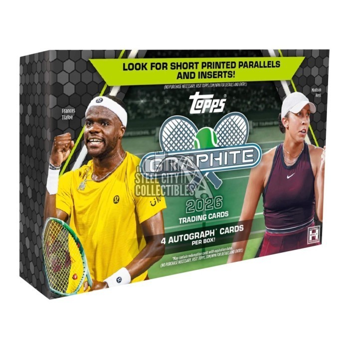 2026 Topps Graphite Tennis Hobby 2-Box Random Pack Group Break #1