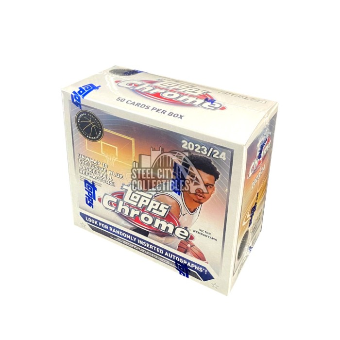 2023-24 Topps Chrome Basketball Monster Box | Steel City Collectibles