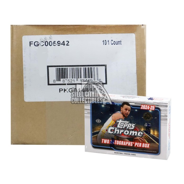 2024-25 Topps Chrome Basketball Breaker's Delight 10-Box