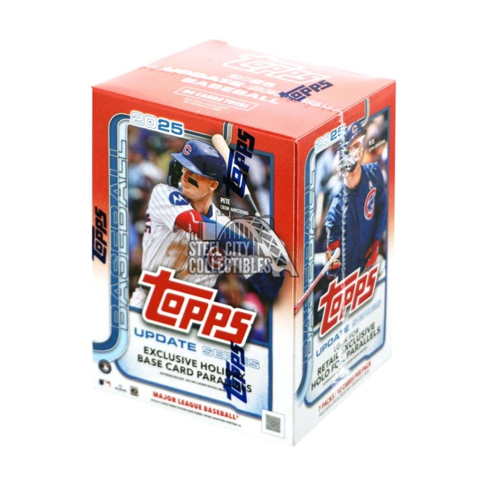 2025 topps updates baseball trading cards 20ct booster display box Update Series featuring MLBs top pitchers 2025 Topps Update Series Baseball
