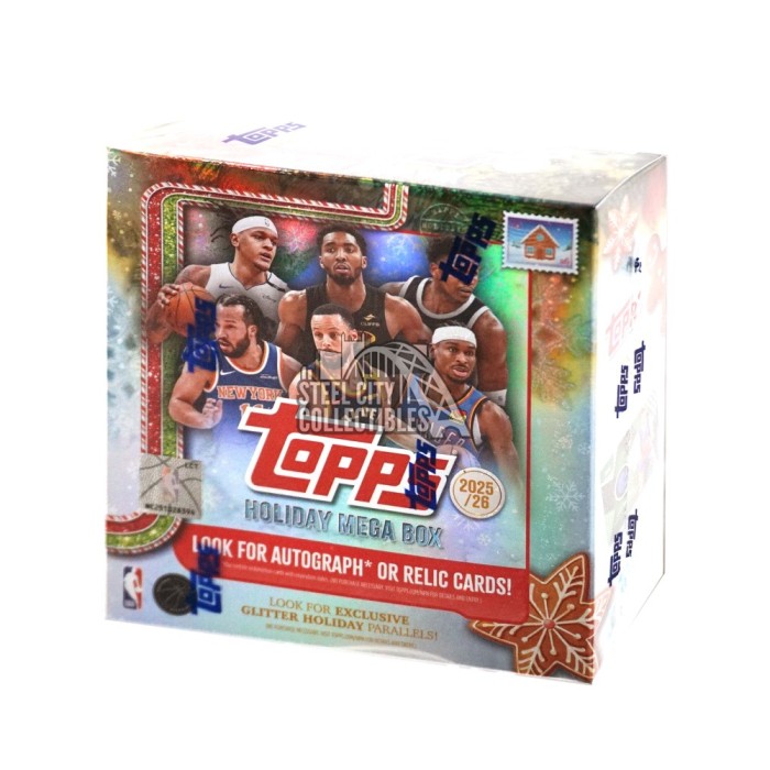 NBA 2025-26 TOPPS HOLIDAY MEGA BOX