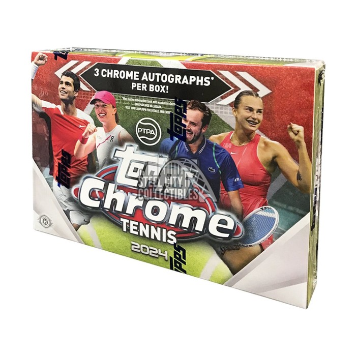 2024 Topps Chrome Tennis Breaker's Delight Hobby Box | Steel City