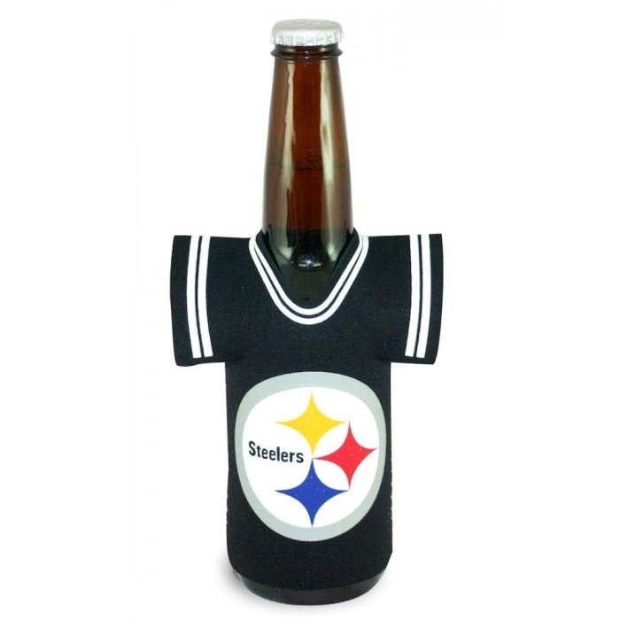 Pittsburgh Steelers NFL 12oz. Bottle Jersey Koozie Cooler Steel City
