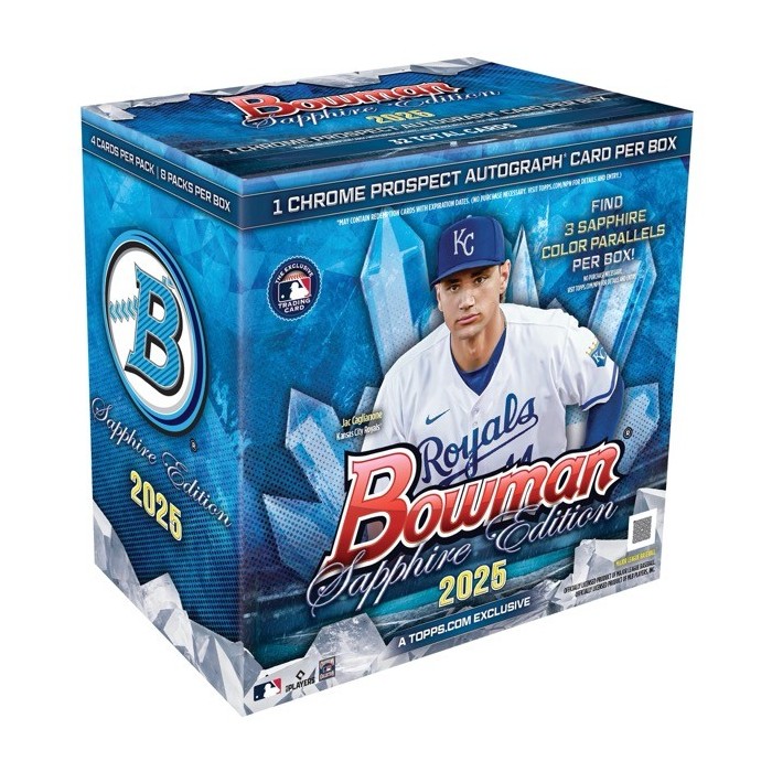 2025 Bowman Baseball Sapphire Edition Hobby Box | Steel City