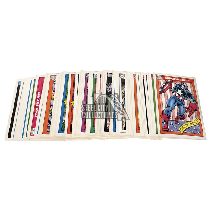 1990 Impel Marvel Universe Series 1 86-Card Partial Base Set