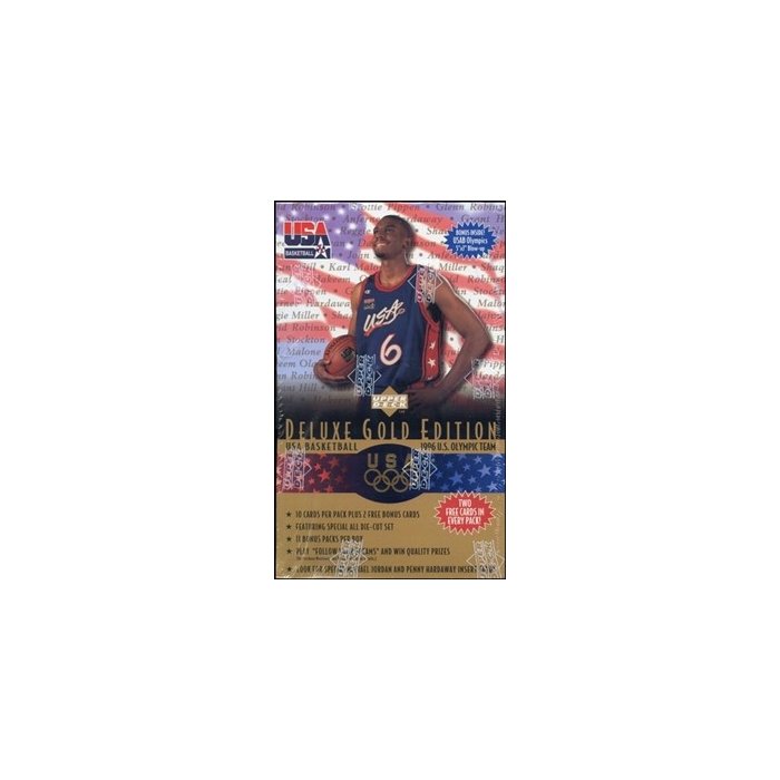 1996-97 Upper Deck Deluxe Gold Edition Olympics USA Basketball Box