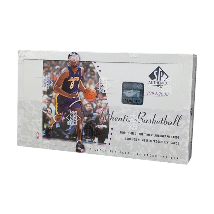 1999 00 Upper Deck Sp Authentic Basketball Hobby Box Steel City