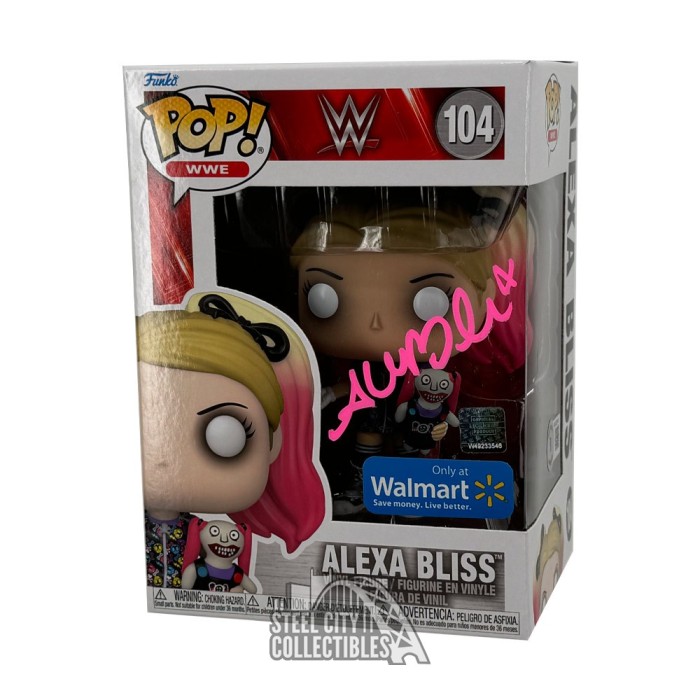 Funko POP WWE アレクサ・ブリス Alexa Bliss サイン入り Alexa Bliss Autographed Funko #107 Pop