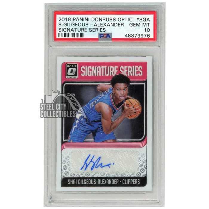 Shai Gilgeous-Alexander 2018-19 Panini Donruss Optic