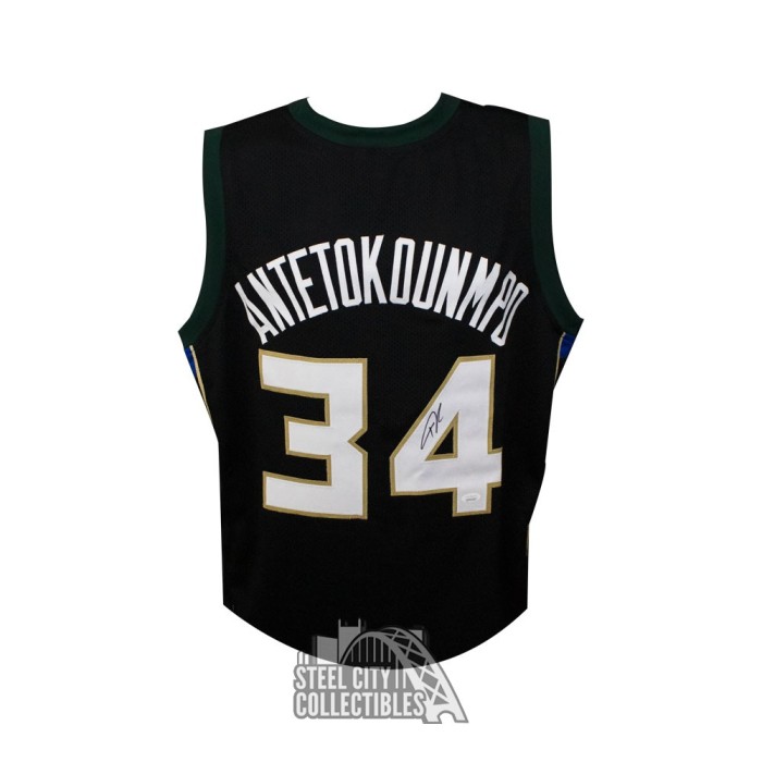 Autographed/Signed Giannis Antetokounmpo Milwaukee White Basketball Jersey JSA COA