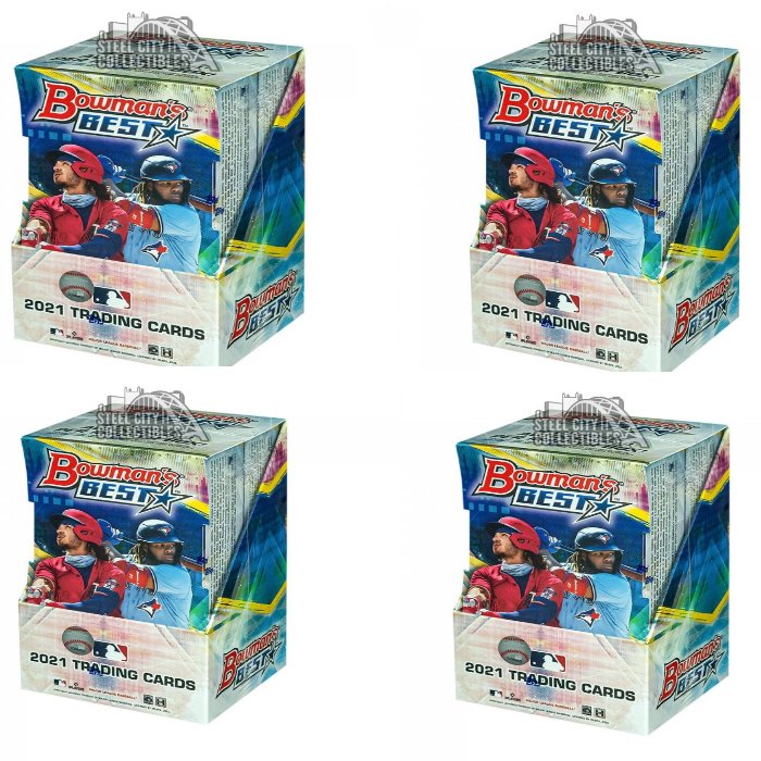2021 Bowman's Best Baseball Hobby 4Box Random Division Group Break 10