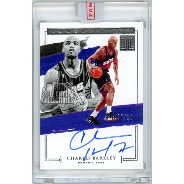 Charles Barkley 2020-21 Panini Impeccable Immortal Ink Autograph