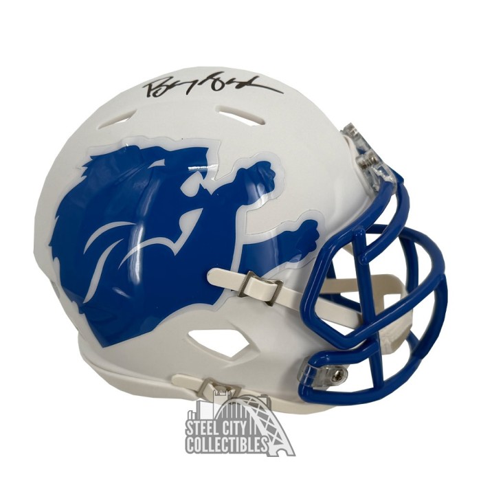 barry sanders signed football helmet Detroit Lions Speed Flex Auth Alternate 2024 NFL Super Sports Center This Barry Sanders Autographed Detroit Lions Riddell Speed Authentic Helmet is a true masterpiece Barry Sanders Signed HOF 04