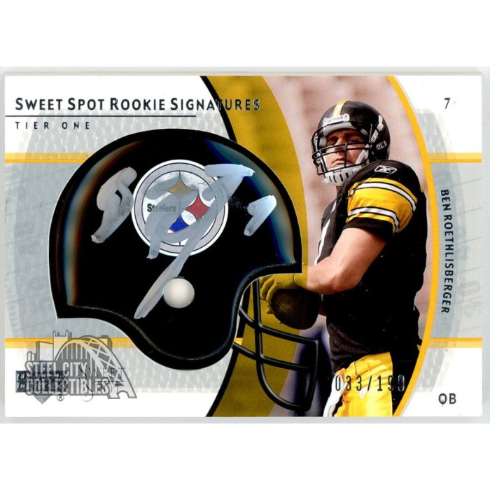 Ben Roethlisberger 2004 Upper Deck Sweet Spot Rookie Autograph