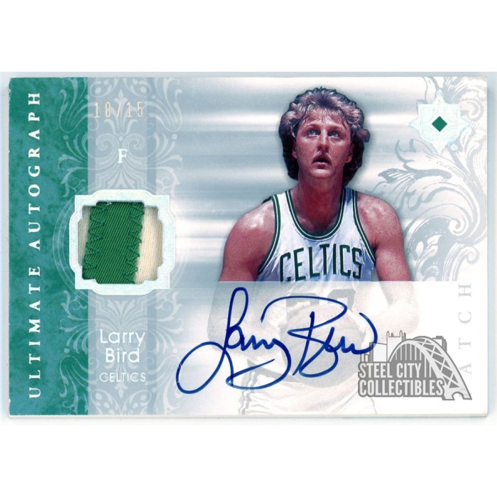 Larry Bird 2006-07 Upper Deck Ultimate Collection Patch Auto Card