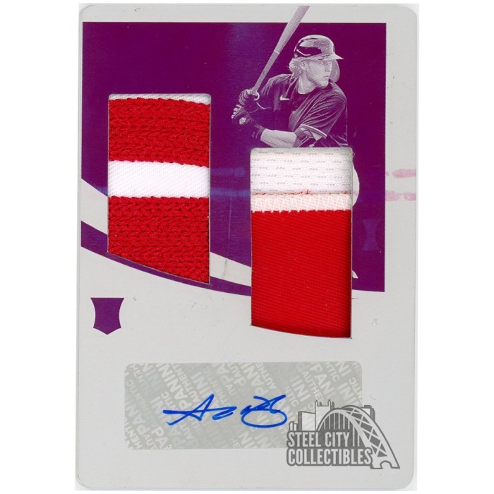 Alec Bohm 2021 Panini Immaculate Dugout Collection Dual Rookie Patch