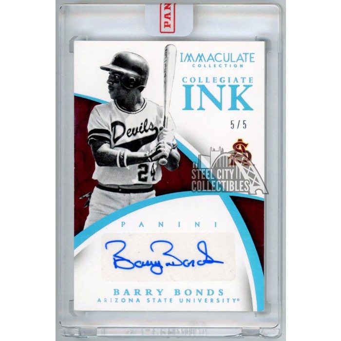 barry bonds holographic card Pinnacle 1996 Denny's Hologram #8 Full Motion Sports Trading Barry Bonds Baseball Cards 