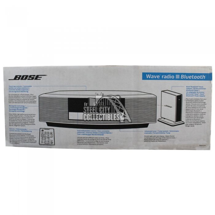 Bose Wave Radio III Bluetooth Music Adapter Titanium Silver Steel