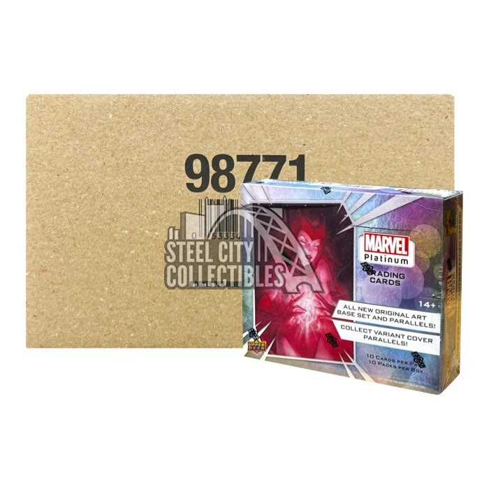 2023 Upper Deck Marvel Platinum Hobby 16-Box Case | Steel City Collectibles