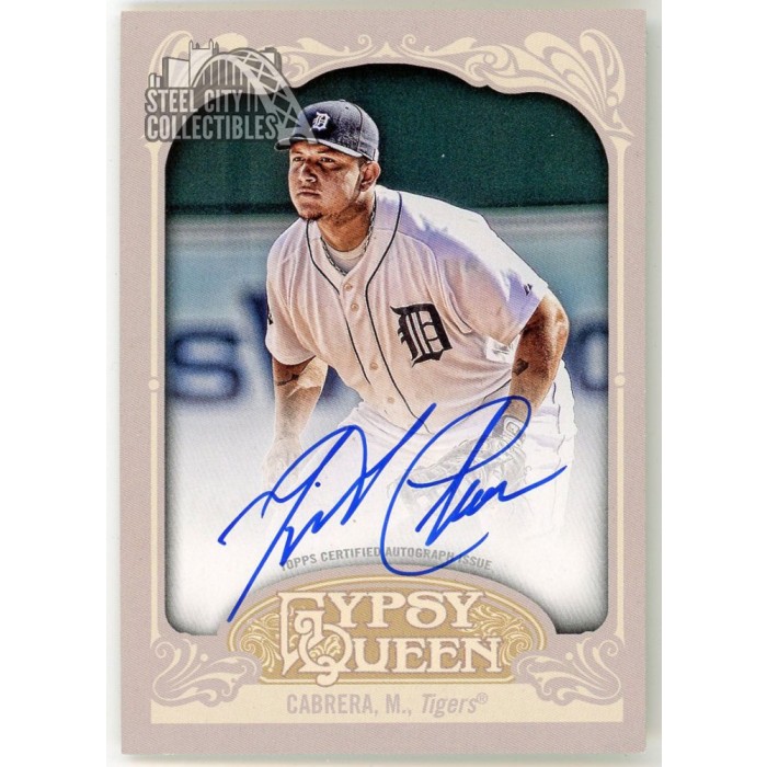 Miguel Cabrera 2012 Topps Gypsy Queen Autograph Card #GQA-MC