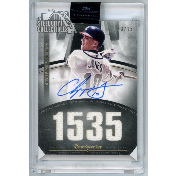 SP authentic chirography Chipper Jones autograph】 チッパー 