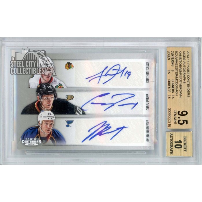 Toews Perry Bouwmeester Kane Brown McDonagh 2013-14 Panini