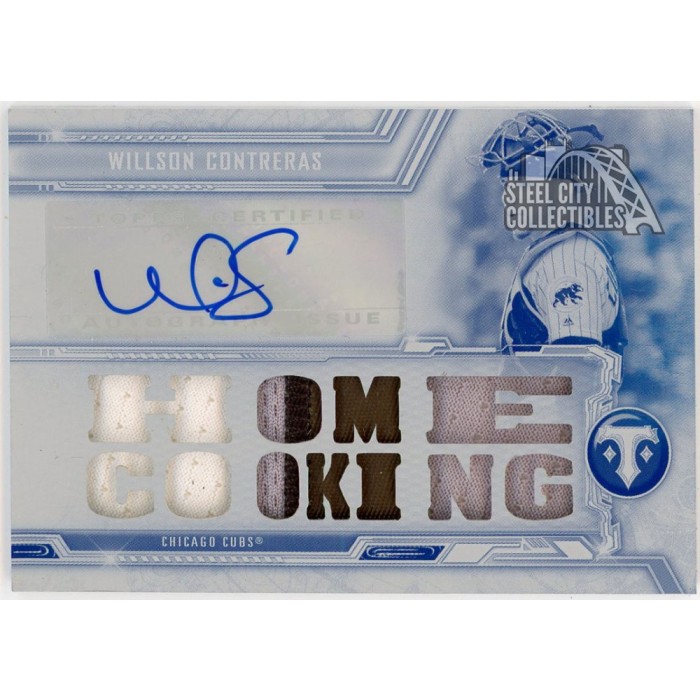 Willson Contreras 2020 Topps Triple Threads Patch Autograph White Whale ...