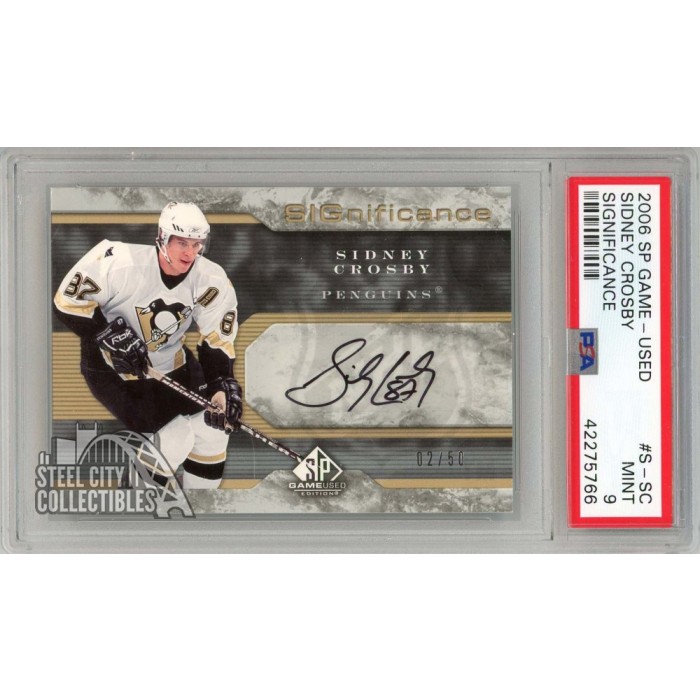 Sidney Crosby 2006-07 Upper Deck SP Game Used Significance