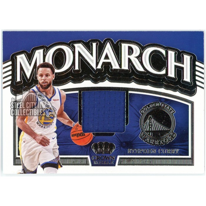 Stephen Curry 2022-23 Panini Crown Royale Monarch Game-Used Jersey 