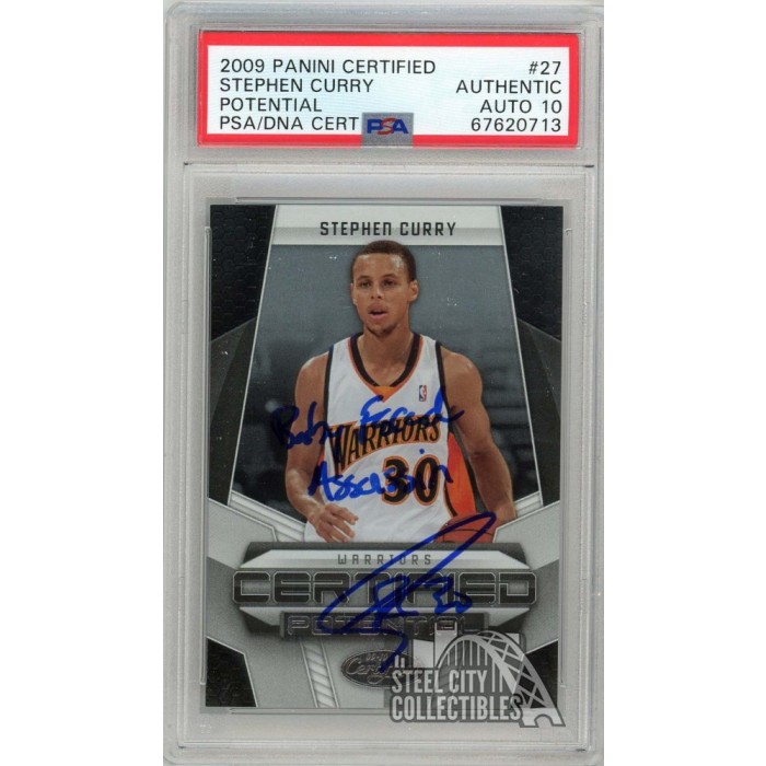 Stephen Curry 2009-10 Panini Certified Potential Autograph 