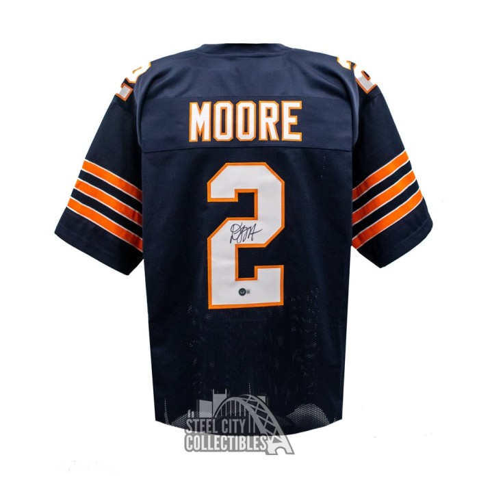 DJ Moore #2 Navy Chicago Bears Stitched Men’s Jersey – NFL