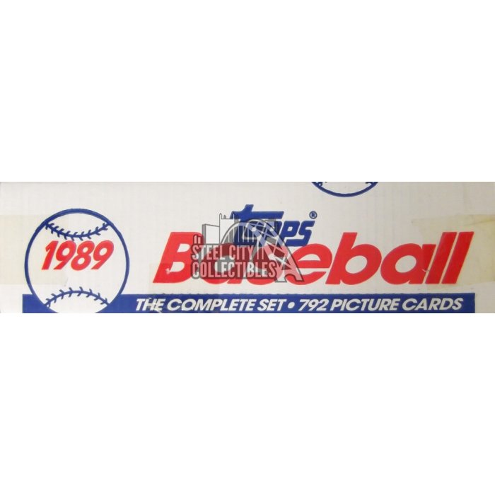 1989 Topps Baseball Factory Set Red/White/Blue Box | Steel City ...