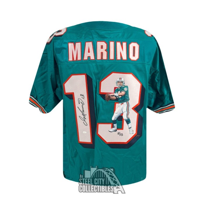 Dan Marino Autographed Miami Dolphins Starter Painted Football