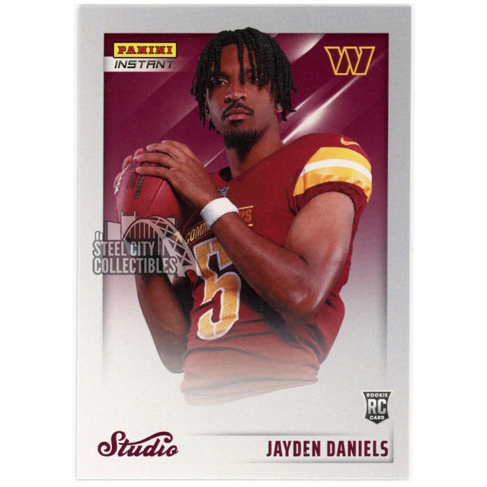 GRADED GEM-MT 10 Jayden Daniels 2024 Panini Instant Rookie Card #54 -  Perfect Grade