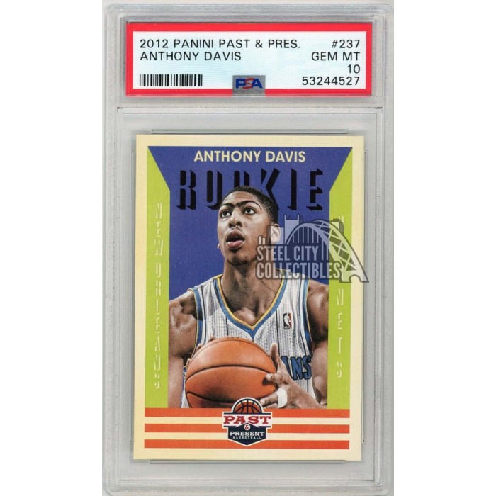 Anthony Davis 2012-13 Panini Past & Present Rookie Card #237 PSA 10 ...
