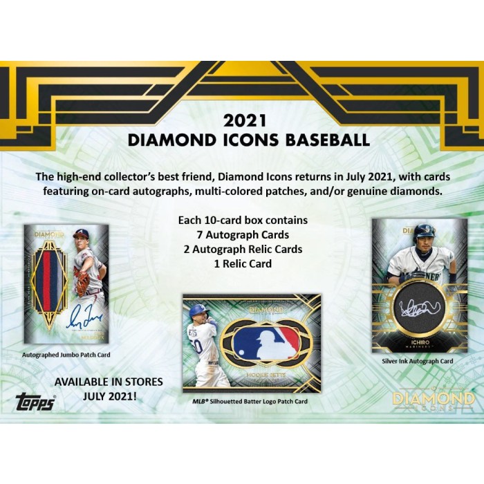 2021 Topps Diamond Icons Baseball Hobby 4Box Case Steel City