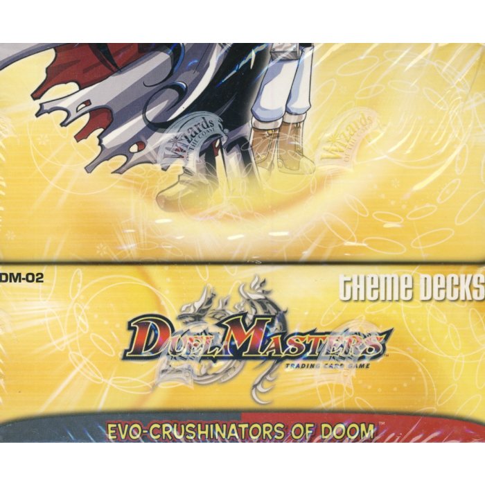 Duel Masters DM-02 Evo-Crushinators of Doom Theme Deck Box Factory Sealed 