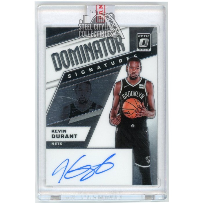 Kevin Durant 2019-20 Panini Donruss Optic Dominator Signatures #DS