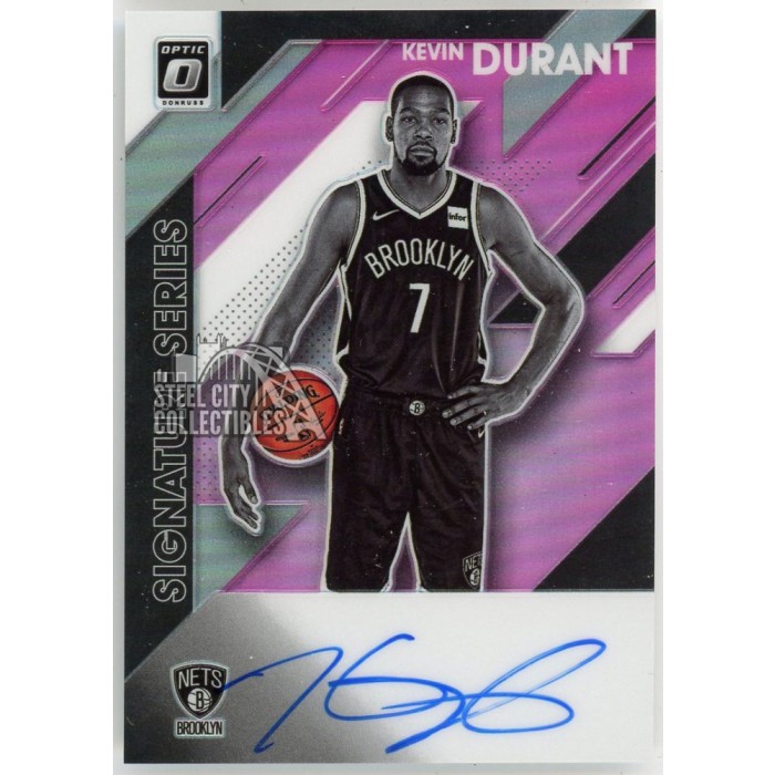 Kevin Durant 2019-20 Panini Donruss Optic Signature Series Pink