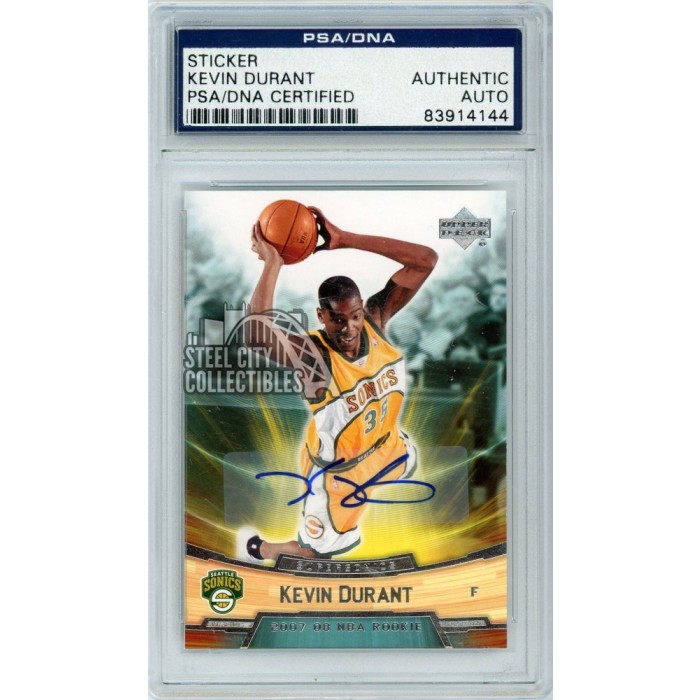 Kd Rookie Card Kevin Durant 2007-08 Upper Deck Rookie Box Set Autograph Card #11 PSA ...
