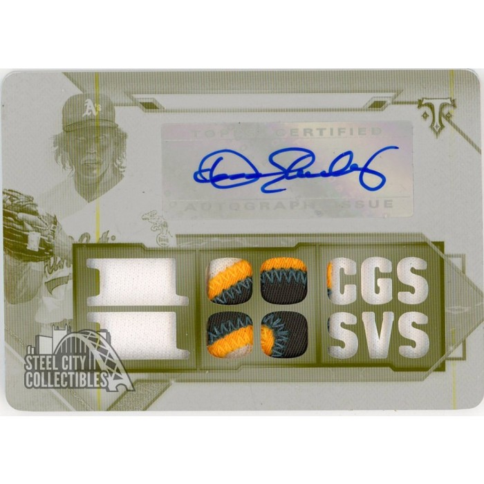 Dennis Eckersley 2021 Topps Triple Threads Patch Autograph White Whale ...