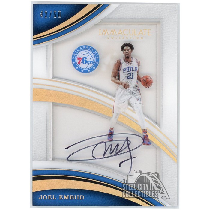 NBAカード Joel Embiid エンビード サインカード 2枚セット NBAカード Joel Embiid エンビード サインカード 2枚セット NBAカード