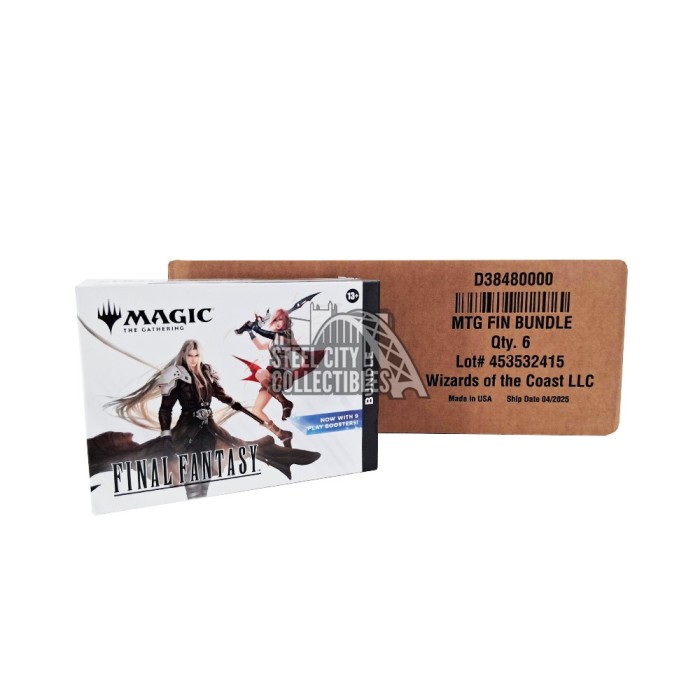 Magic the Gathering Final Fantasy Bundle 6-Box Case | Steel
