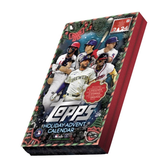 2024 Topps Baseball Holiday Advent Calendar Box