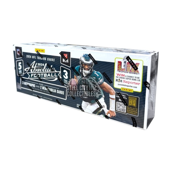 2024 Panini Absolute Football Hobby Box Steel City Collectibles