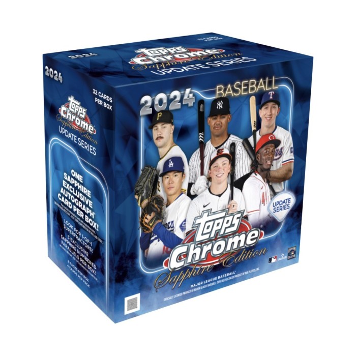2024 Topps Chrome Update Series Baseball Sapphire Edition Hobby 