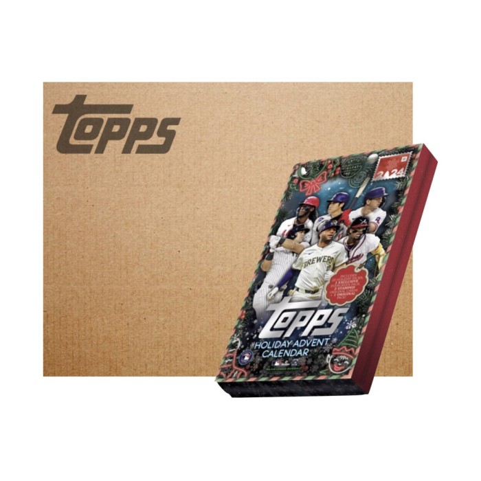2024 Topps Baseball Holiday Advent Calendar 8 Box Case Steel City 2024-topps-baseball-holiday-advent-calendar-8-box-case-steel-city