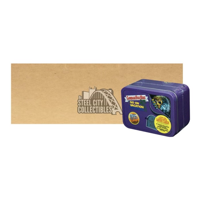 2021 Topps Garbage Pail Kids GPK Goes on Vacation 10 Pack Tin 40-Box Case |  Steel City Collectibles