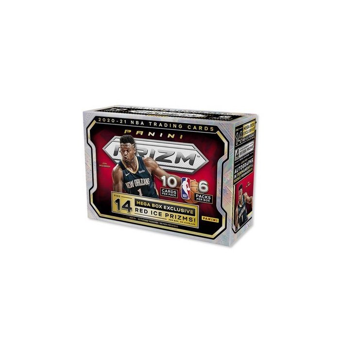 2020-21 Panini Prizm Basketball 60 Card Mega Box (Red Ice Prizms 