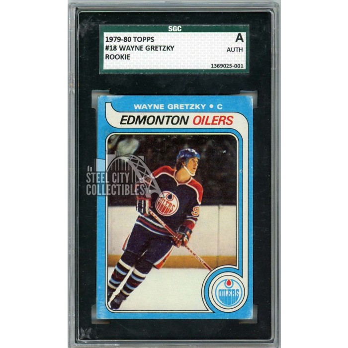 Wayne Gretzky 1979-80 Topps Hockey Rookie Card #18 SGC Authentic